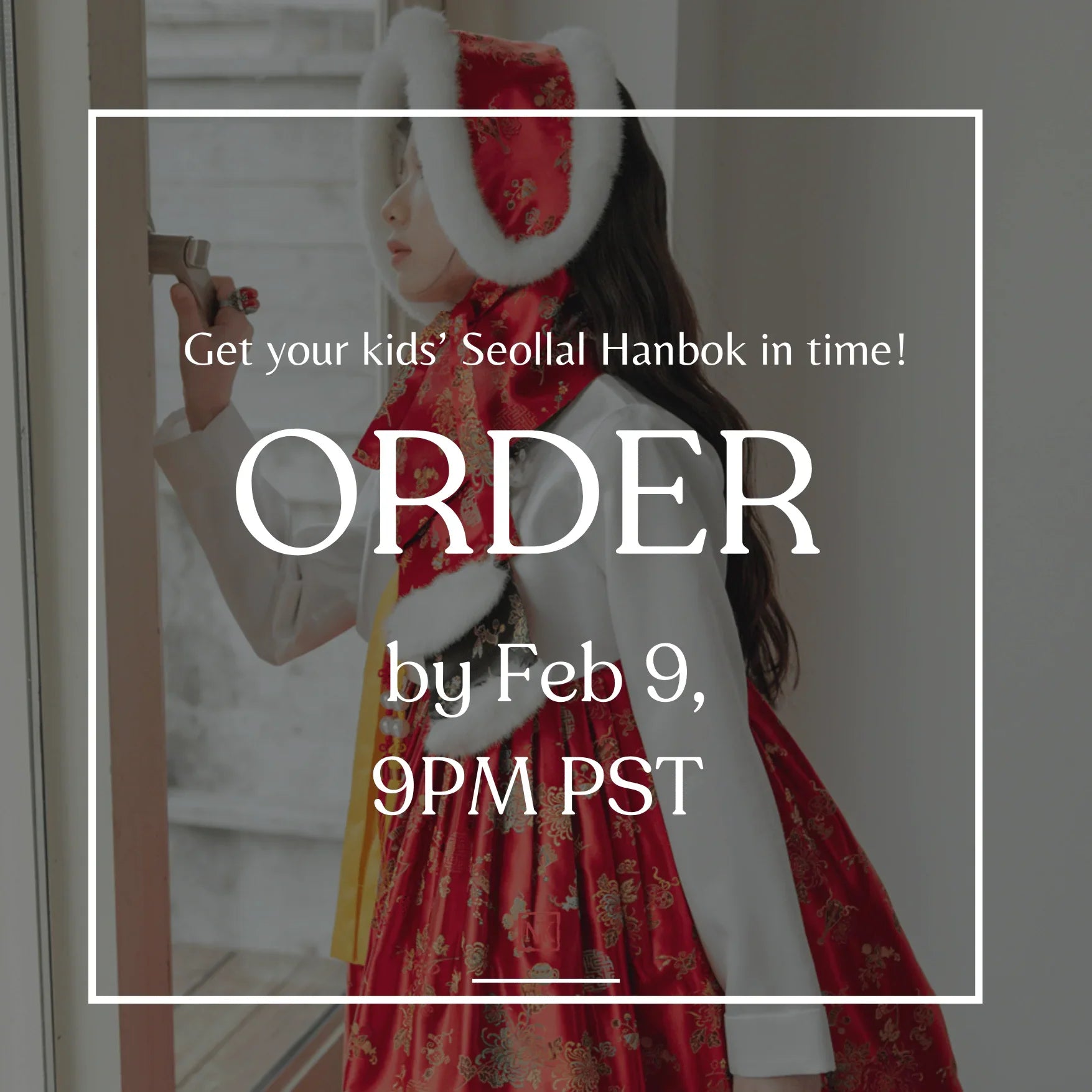 🎎 Get Your Child's Seollal Hanbok in Time for Lunar New Year!