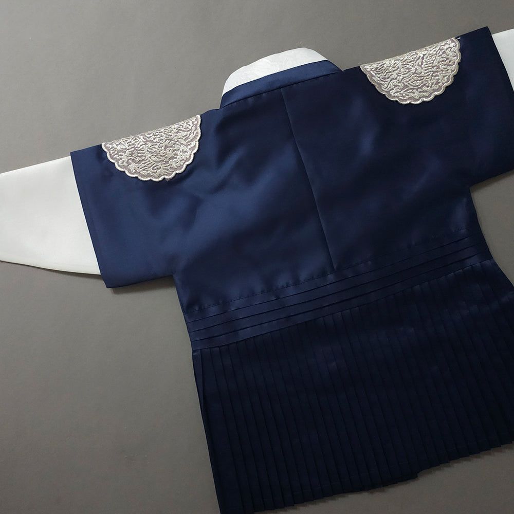 Sungkoon Pleated Navy Boy Hanbok (100D-10YR)