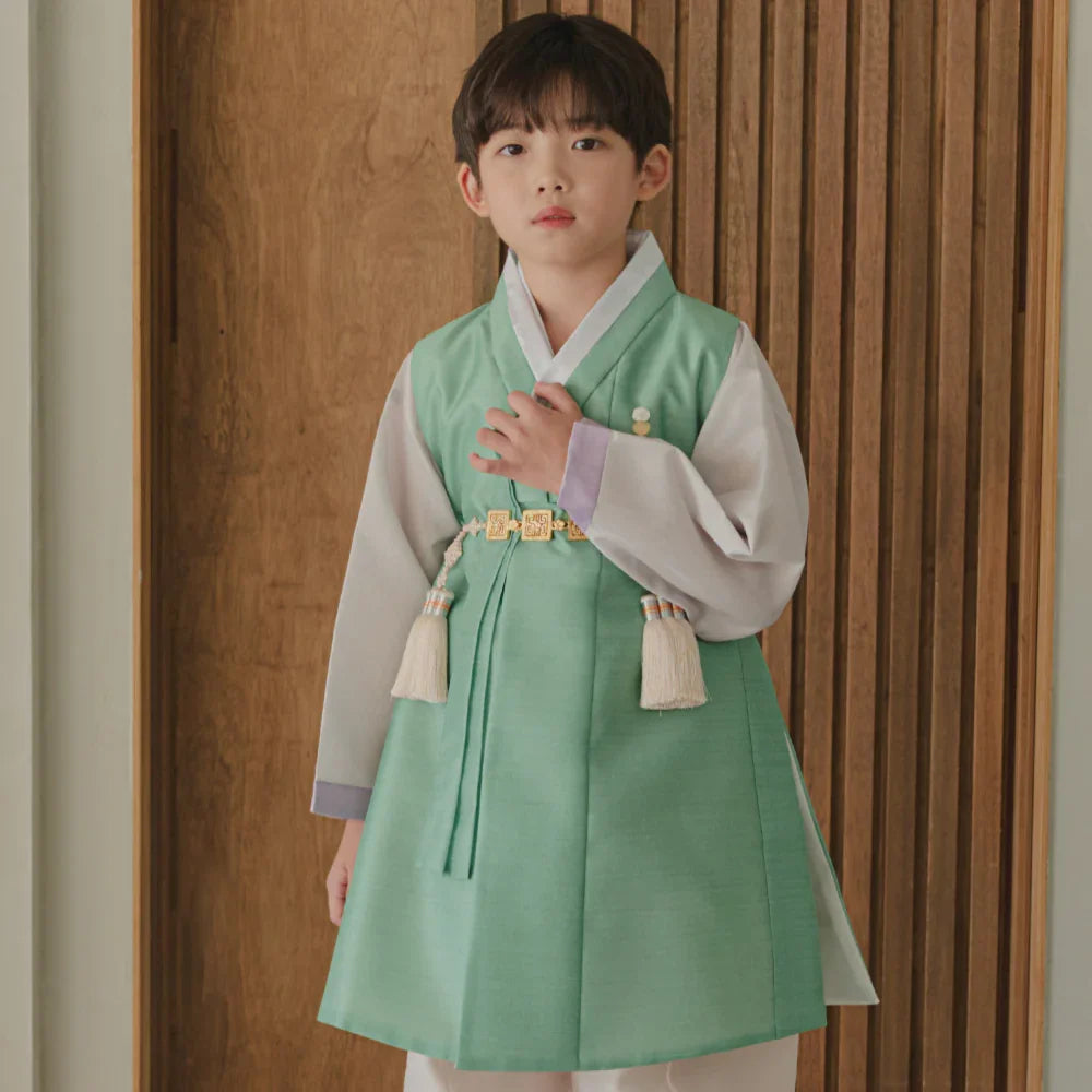 Jooheon Mint Boy Hanbok (1-12YR) - Native Korean