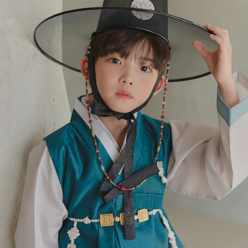 Jooheon Teal Boy Hanbok (1-12YR)