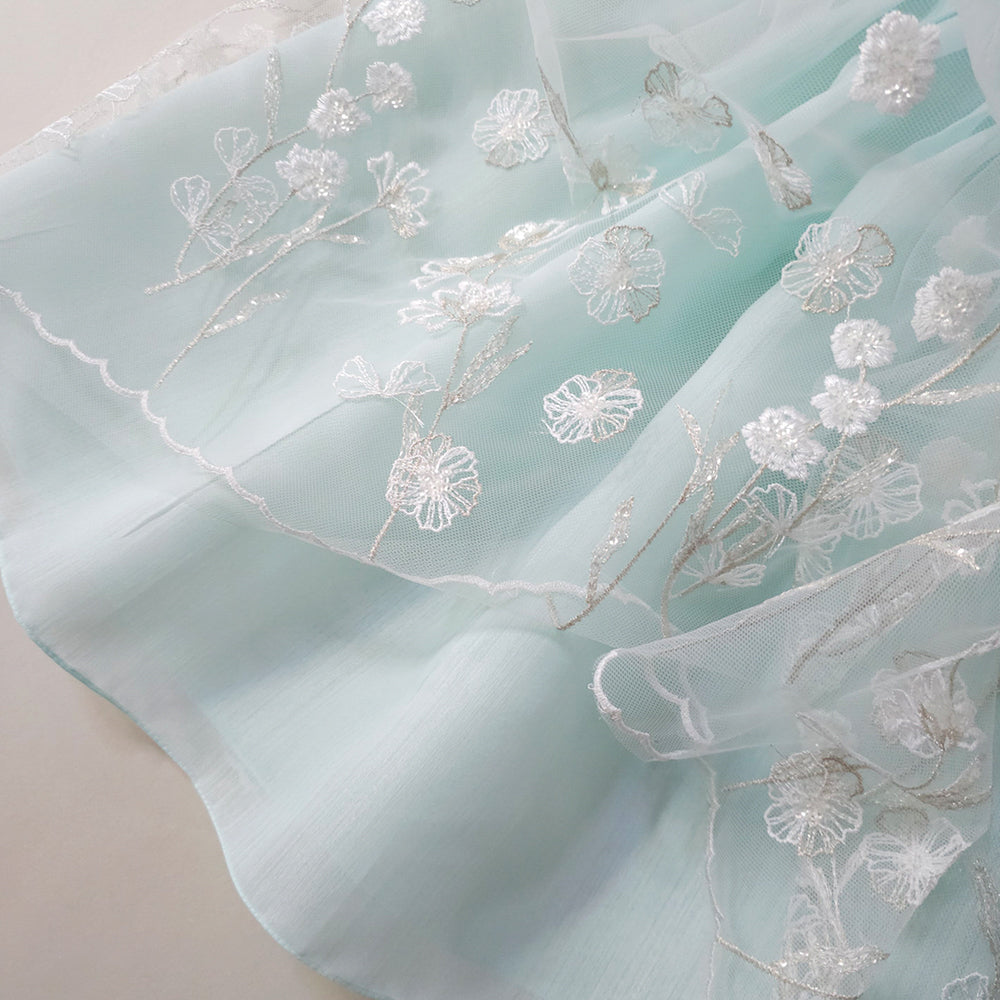 Sam Lace Dress Girl Hanbok (1-12YR)