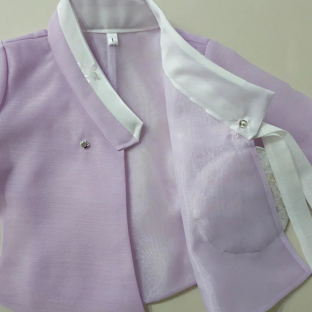 Chaeyu Lavender Girl Hanbok (1-10YR) - Native Korean