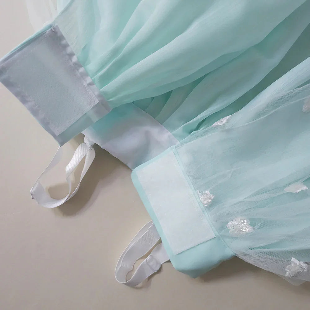 Sam Lace Dress Girl Hanbok (1-12YR) - Native Korean