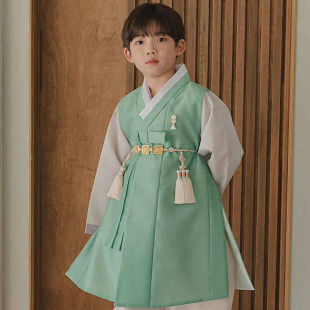 Jooheon Mint Boy Hanbok (1-12YR) - Native Korean