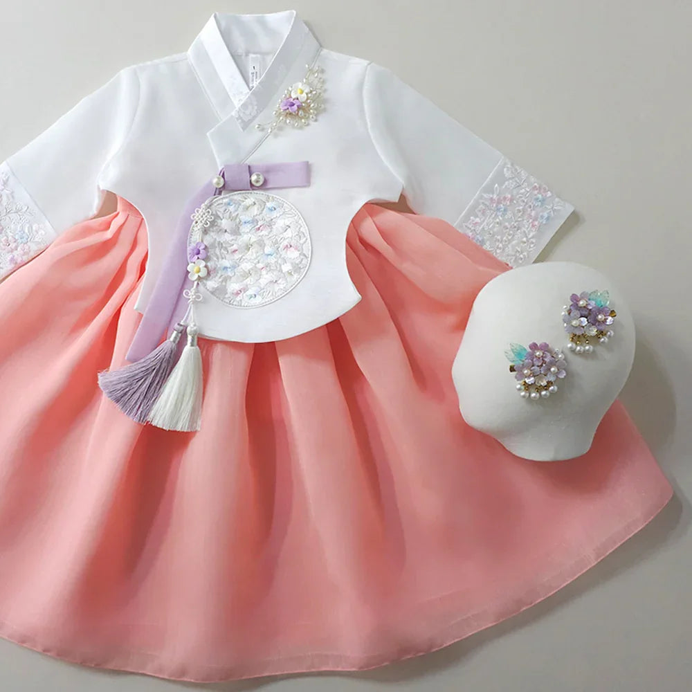Chaeyu Ivory Girl Hanbok (1-12YR)