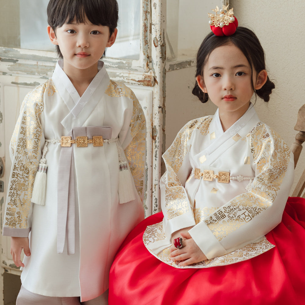 Moorin Red Skirt Girl Hanbok (1-12YR)