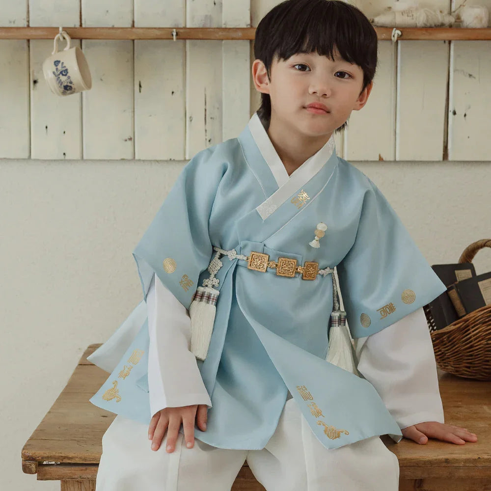 Dongdo Sky Boy Hanbok (1-12YR) - Native Korean