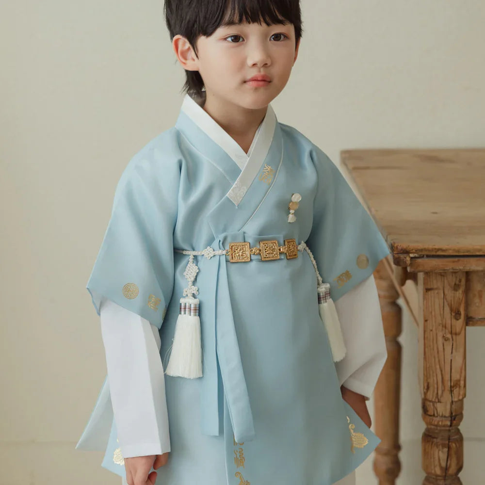 Dongdo Sky Boy Hanbok (1-12YR) - Native Korean