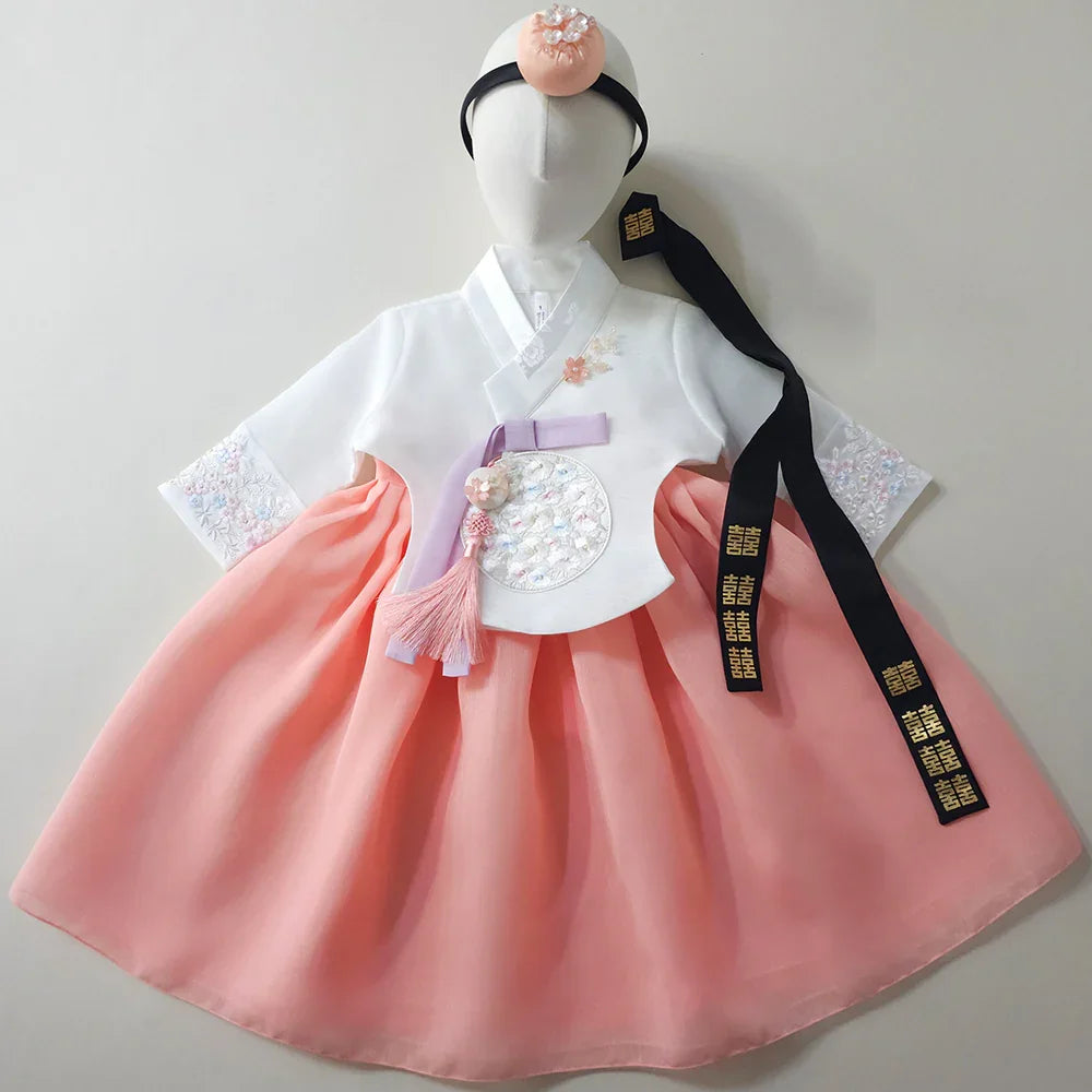 Chaeyu Ivory Girl Hanbok (1-12YR) - Native Korean