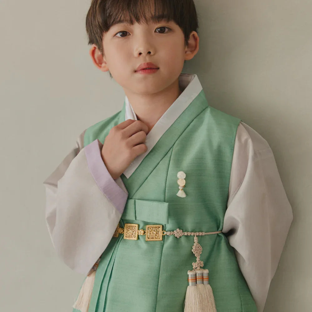 Jooheon Mint Boy Hanbok (1-12YR) - Native Korean