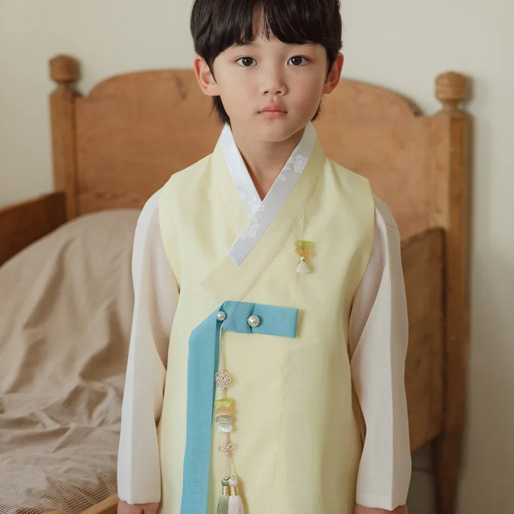 Rajoon Yellow Boy Hanbok (1-12YR) - Native Korean