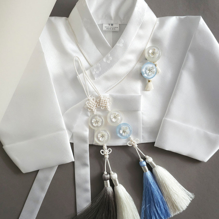 Bloom Button Tassel Norigae