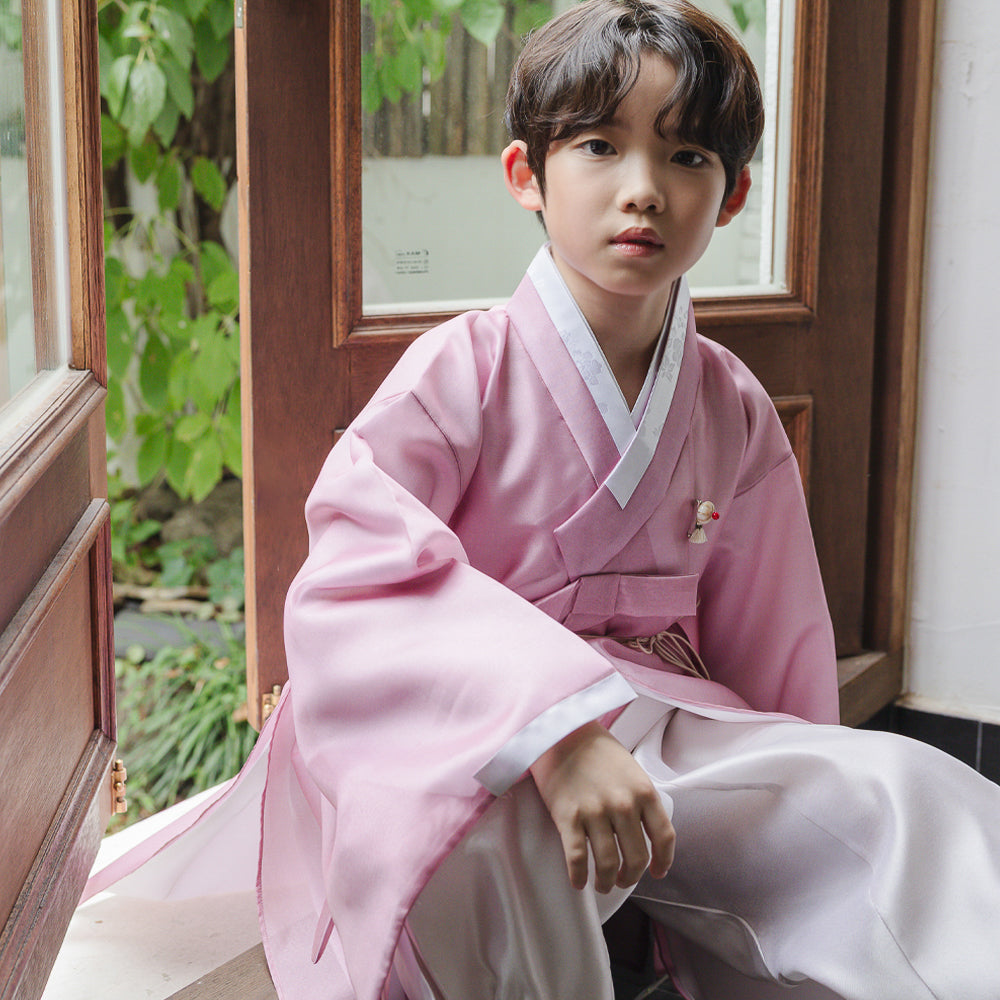 Gunyun Pink Dopo Boy Hanbok (4-10YR)