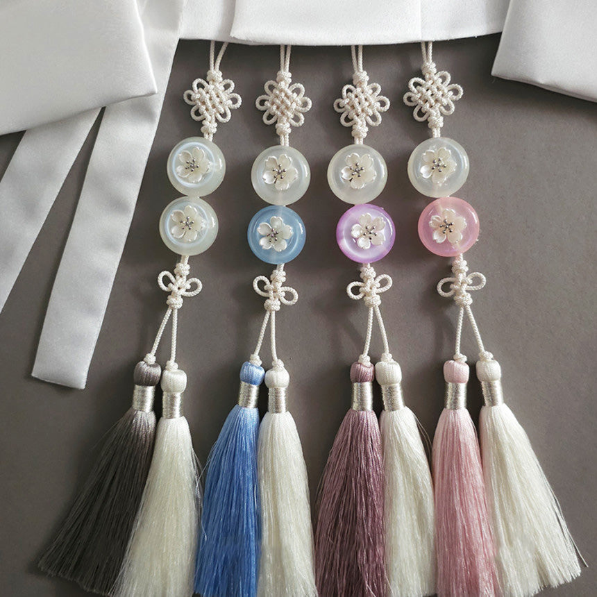 Bloom Button Tassel Norigae