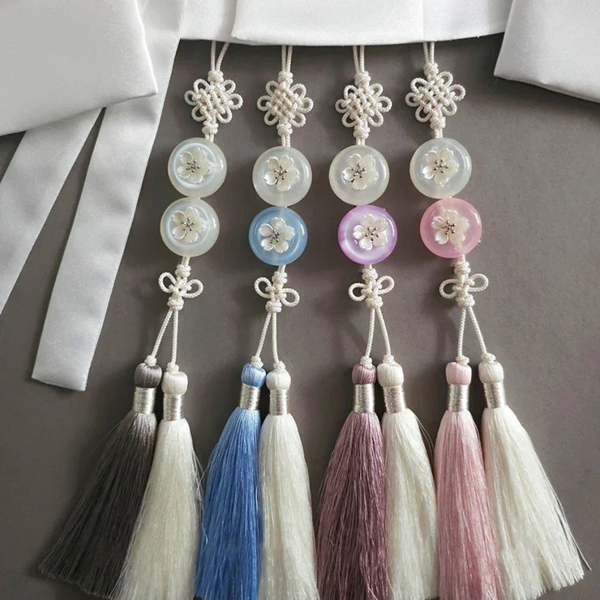 Bloom Button Tassel Norigae