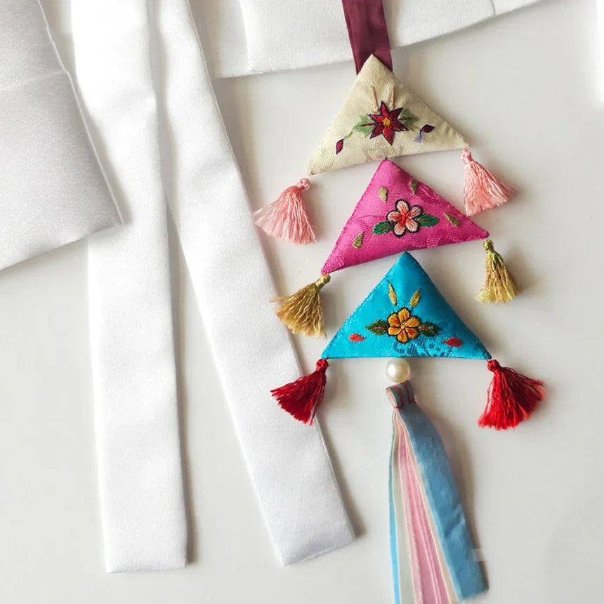 Traditional Embroidered Norigae - Native Korean