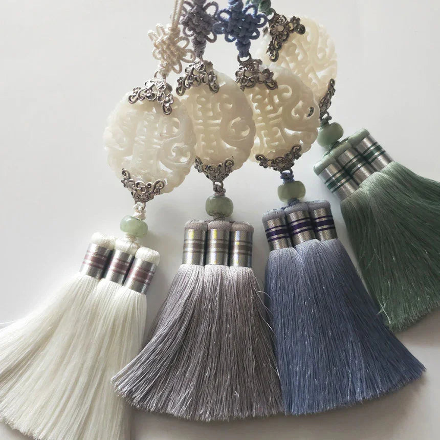 Green Jade Harmony Tassel Norigae