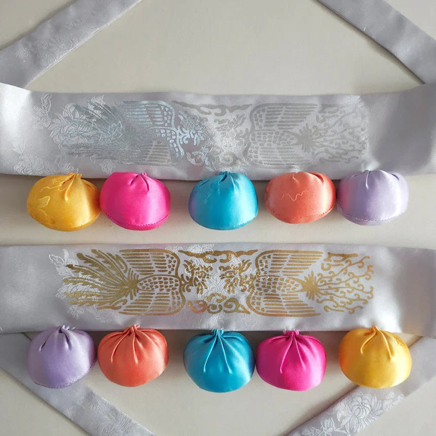 Colorful Bokjumeoni Dol Belt - Native Korean