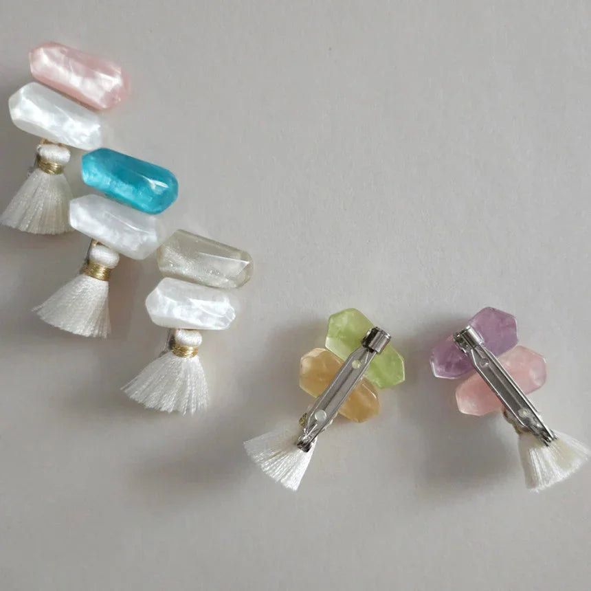 Harmony Stone Brooch - Native Korean