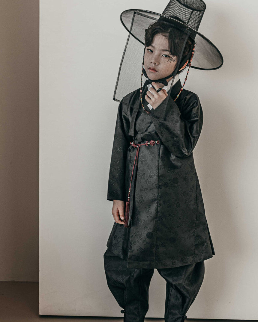 Black Jeoseung Saja Hanbok (1-12YR)
