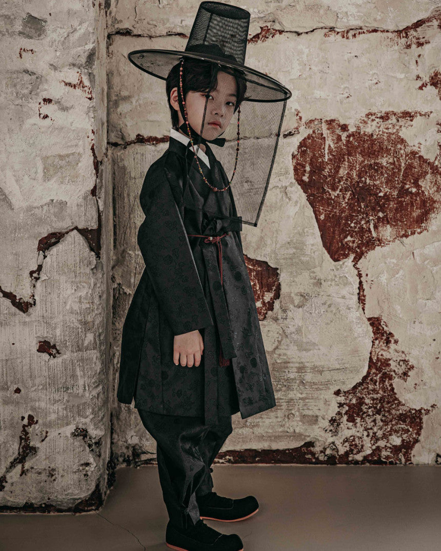 Black Jeoseung Saja Hanbok (1-12YR)