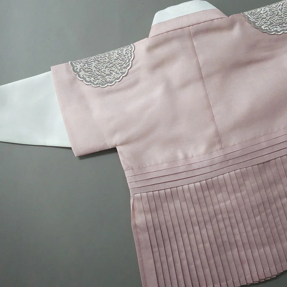 Sungkoon Pleated Pink Boy Hanbok (100D-10YR) - Native Korean