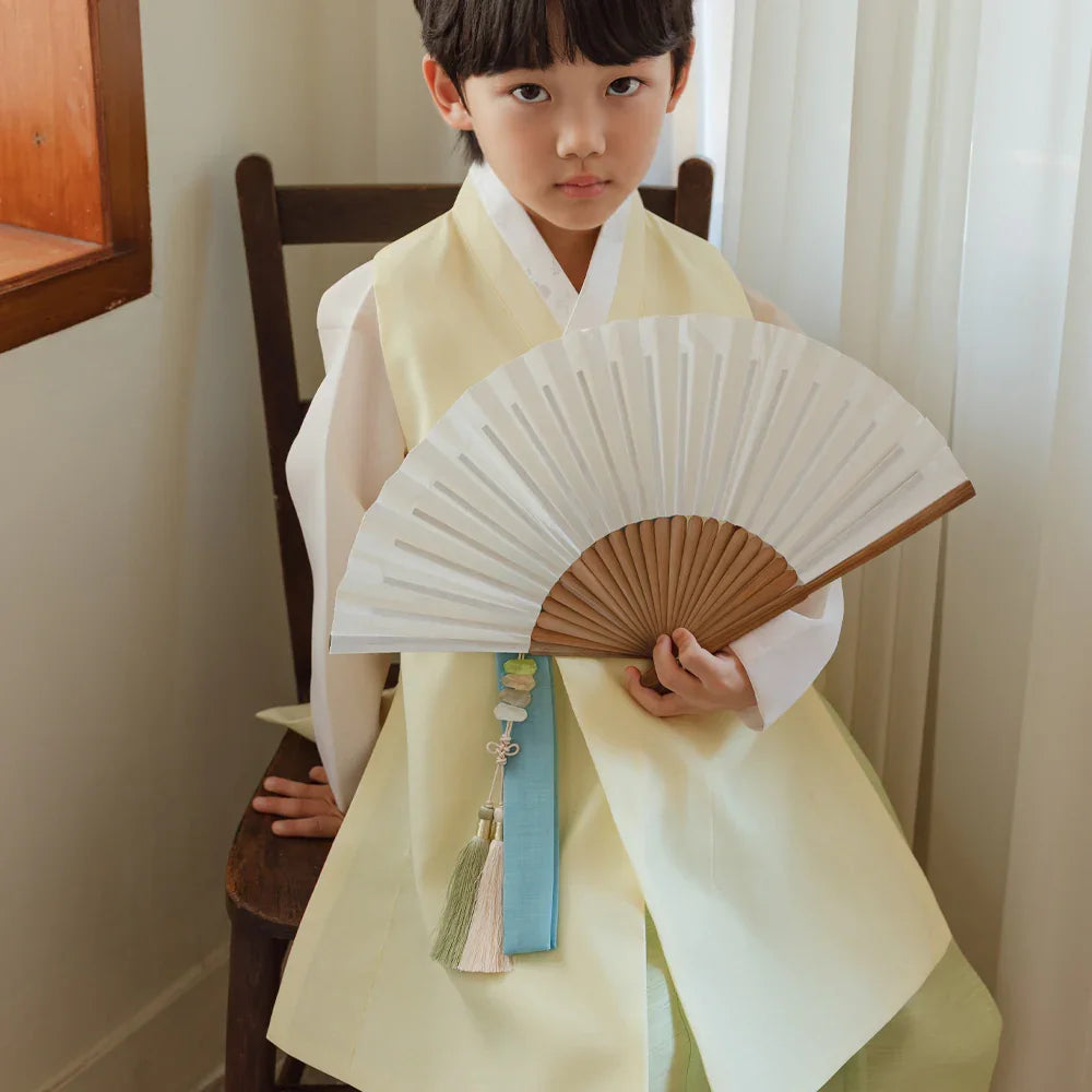 Rajoon Yellow Boy Hanbok (1-12YR) - Native Korean