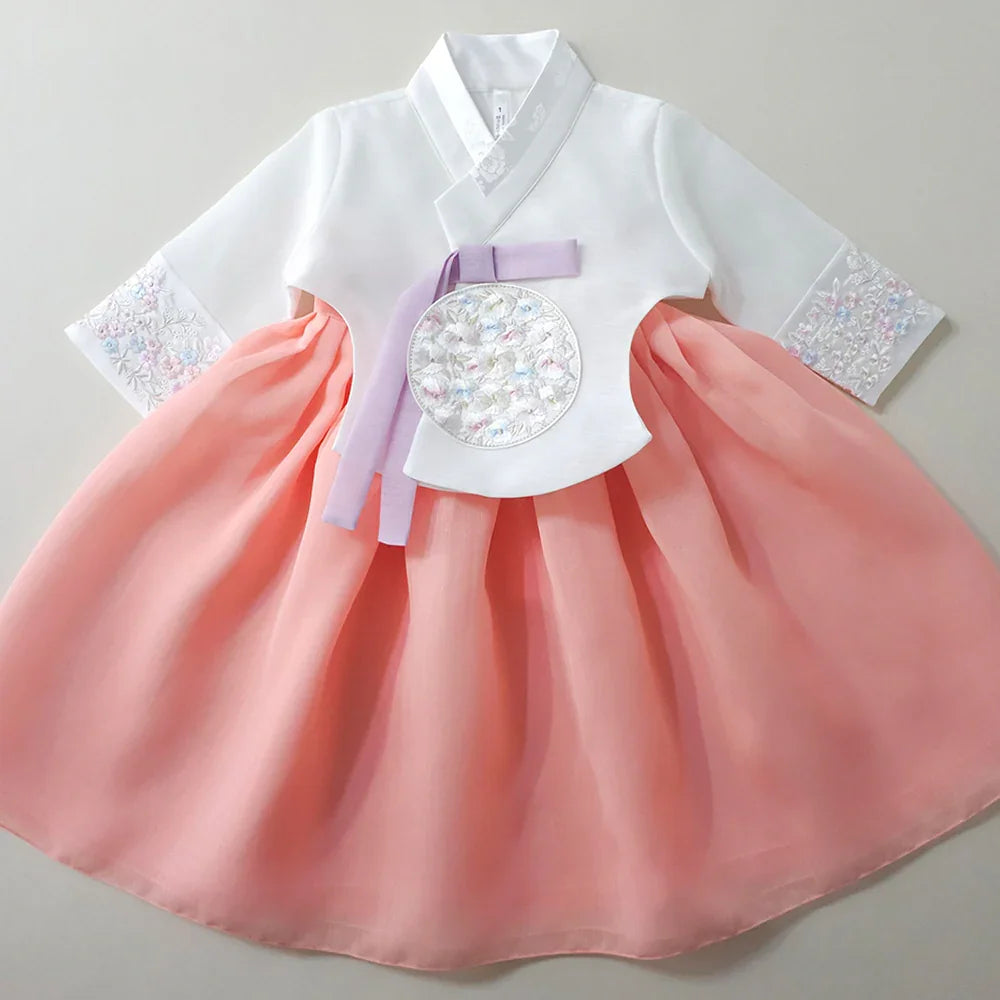 Chaeyu Ivory Girl Hanbok (1-12YR) - Native Korean