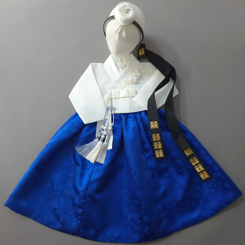 Heejin Blue Skirt Girl Hanbok (100D-15YR)