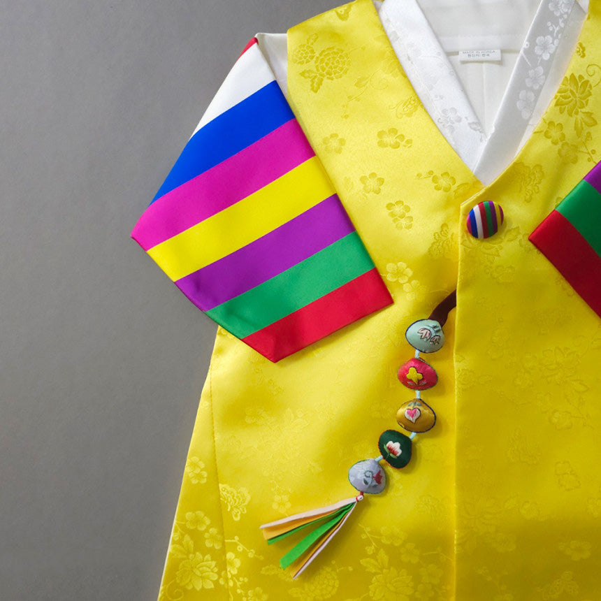 Hoo Yellow Boy Hanbok (100D-1YR)