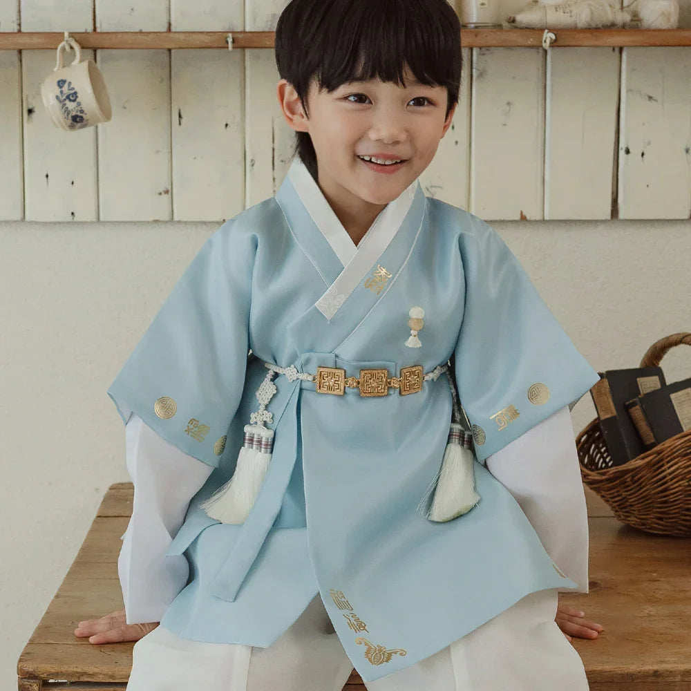 Dongdo Sky Boy Hanbok (1-12YR) - Native Korean