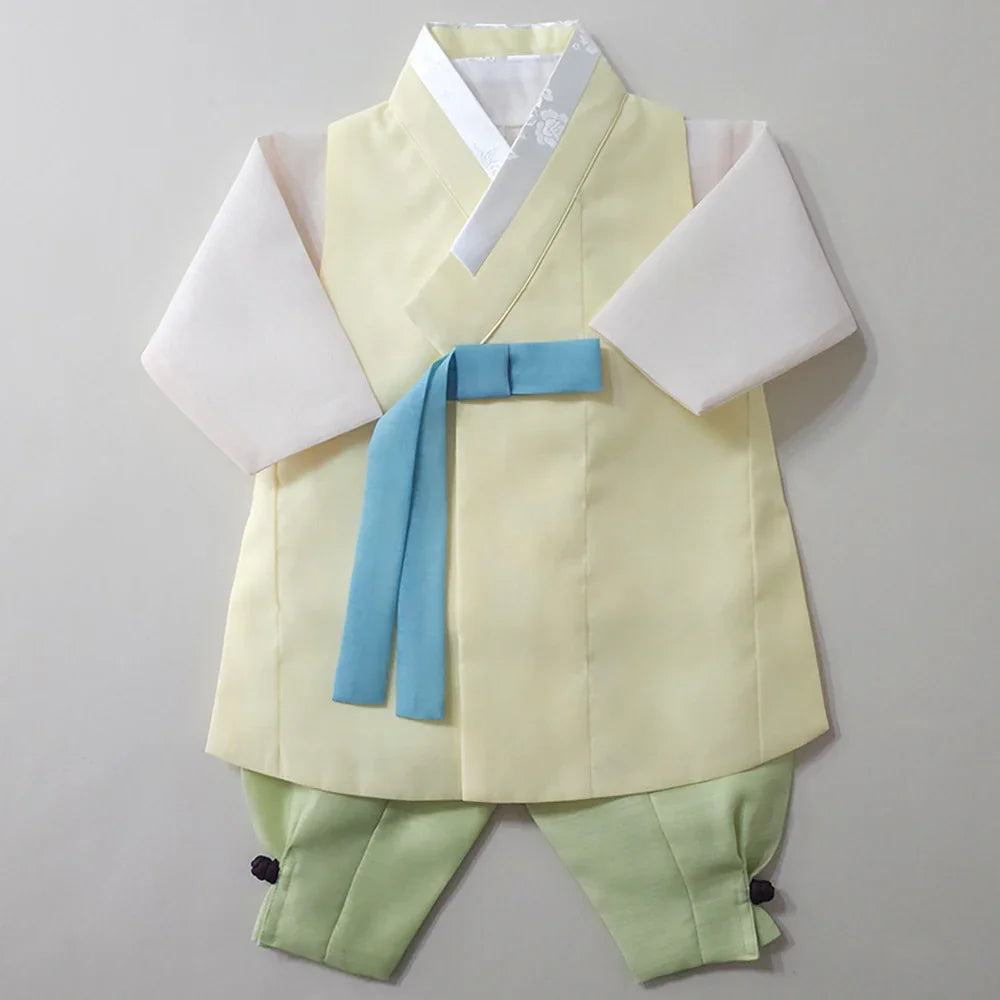Rajoon Yellow Boy Hanbok (1-12YR) - Native Korean