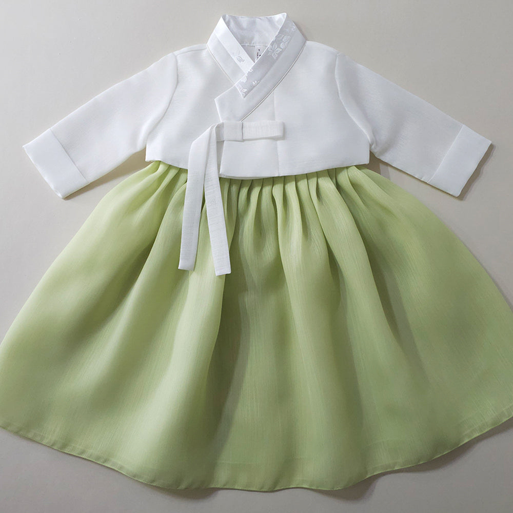 Blossom Green Girl Hanbok (1-10YR)