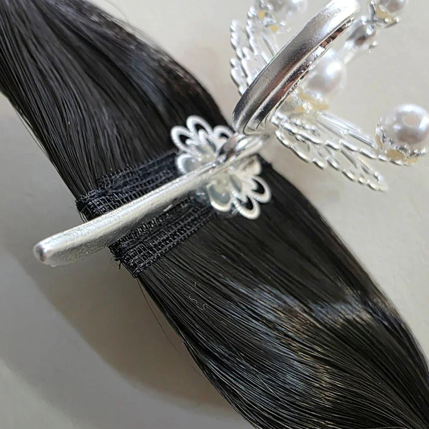 Pearl Phoenix Wreath Hairpiece - Native Korean