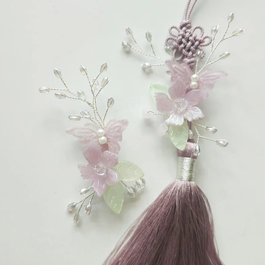 Butterfly Blossom Norigae - Native Korean