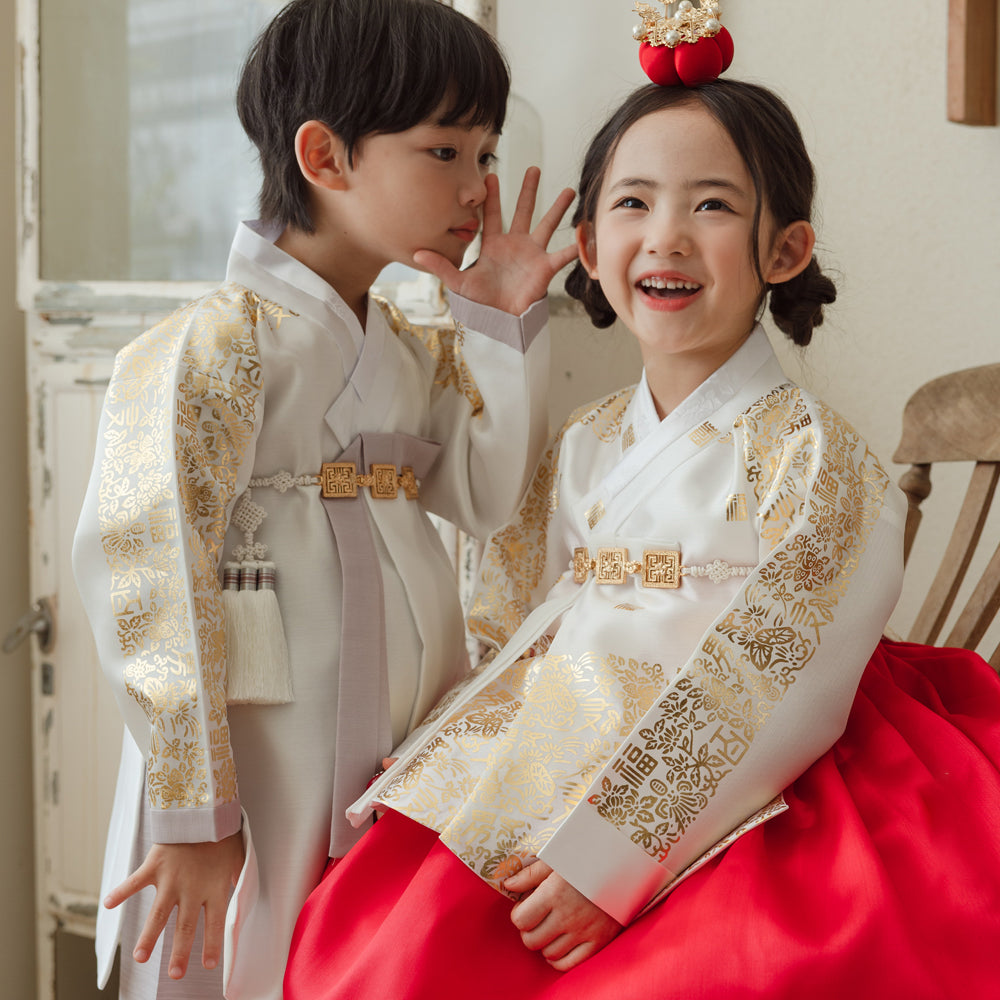 Moorin Red Skirt Girl Hanbok (1-12YR)
