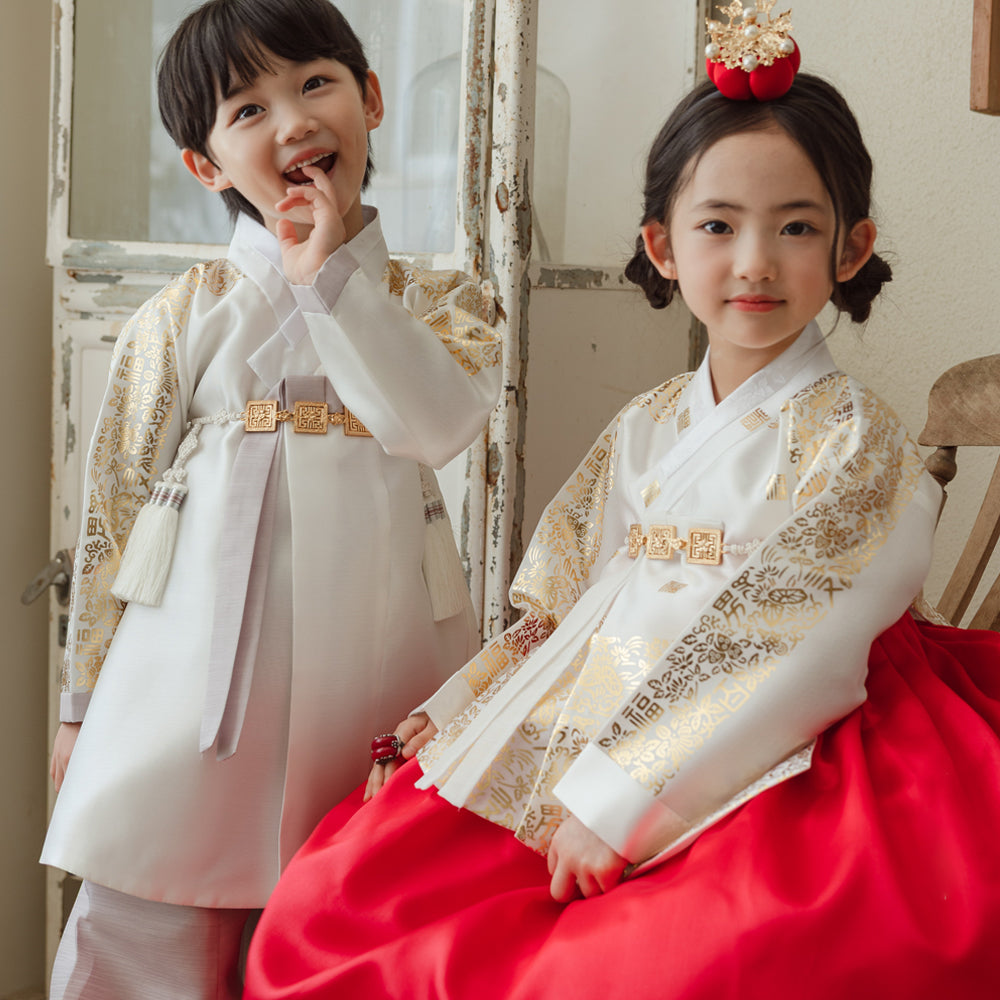Moorin Red Skirt Girl Hanbok (1-12YR)