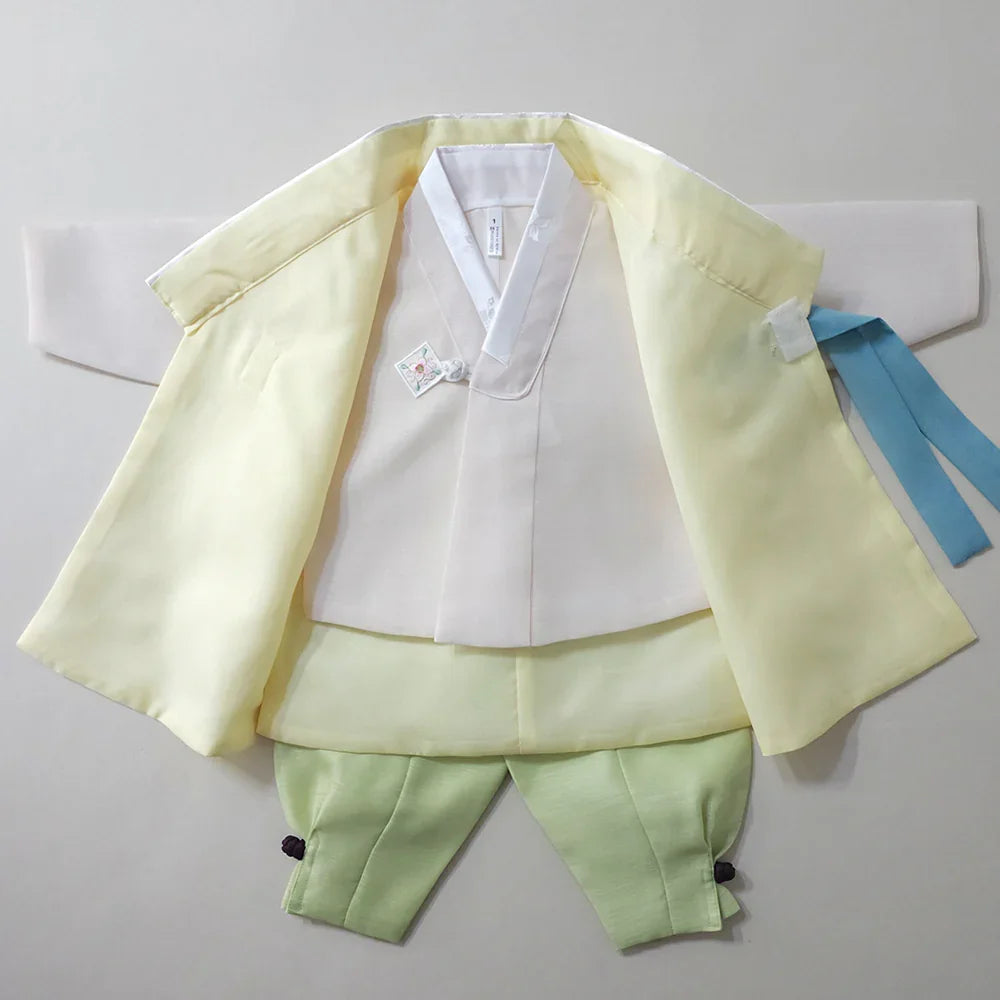 Rajoon Yellow Boy Hanbok (1-12YR) - Native Korean