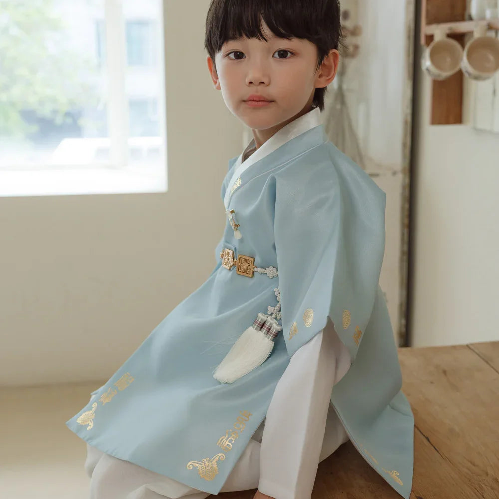 Dongdo Sky Boy Hanbok (1-12YR) - Native Korean