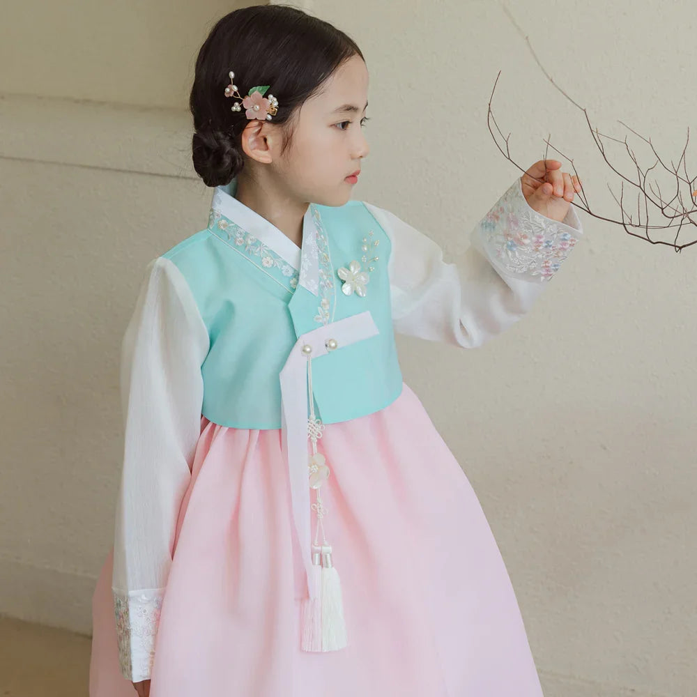 Soyoon Mint Pink Girl Hanbok (1-15YR)