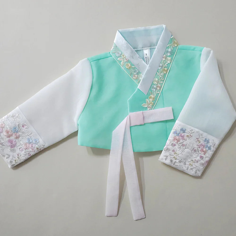 Soyoon Mint Pink Girl Hanbok (1-15YR) - Native Korean