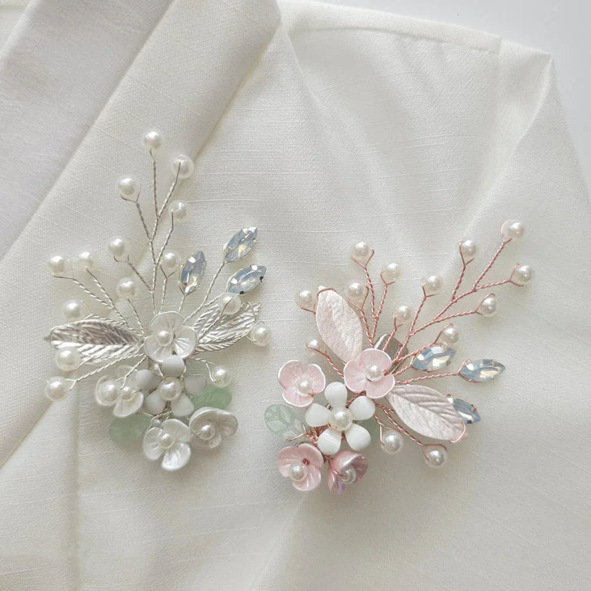 Mina Floral Hairpin - Native Korean