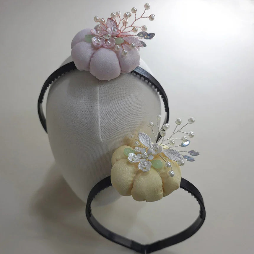 Mina Floral Pumpkin Headband