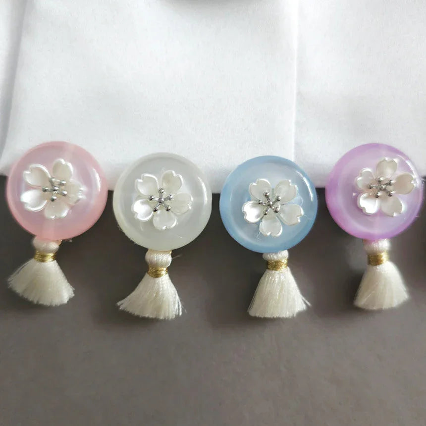 Bloom Button Brooch - Native Korean