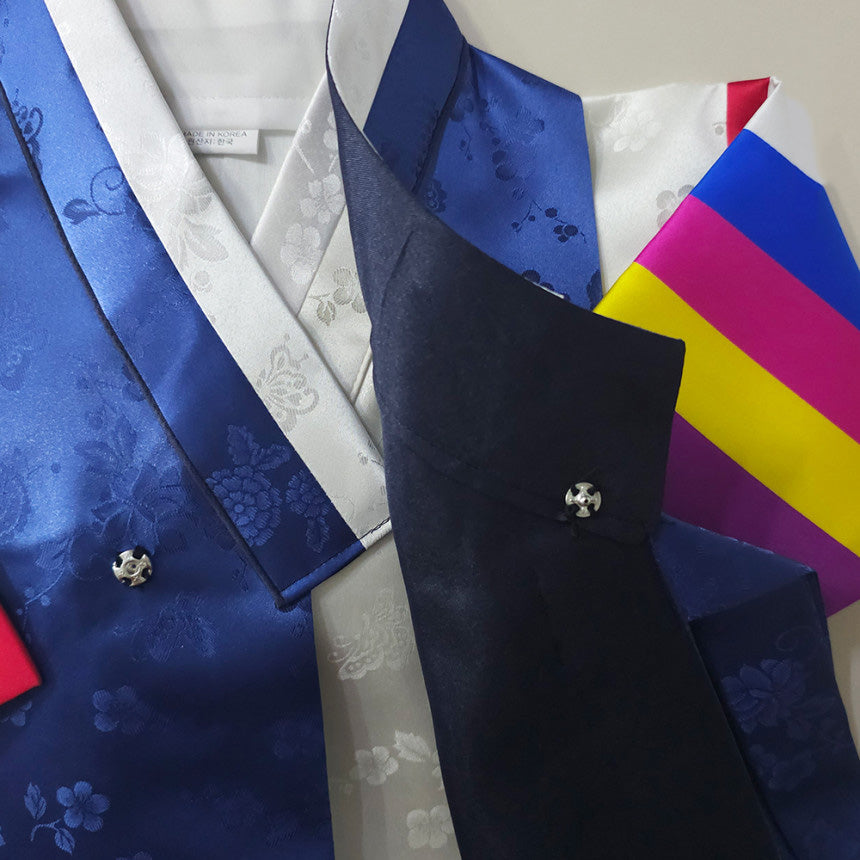 Minjae Saekdong Blue Boy Hanbok (100D-10YR)