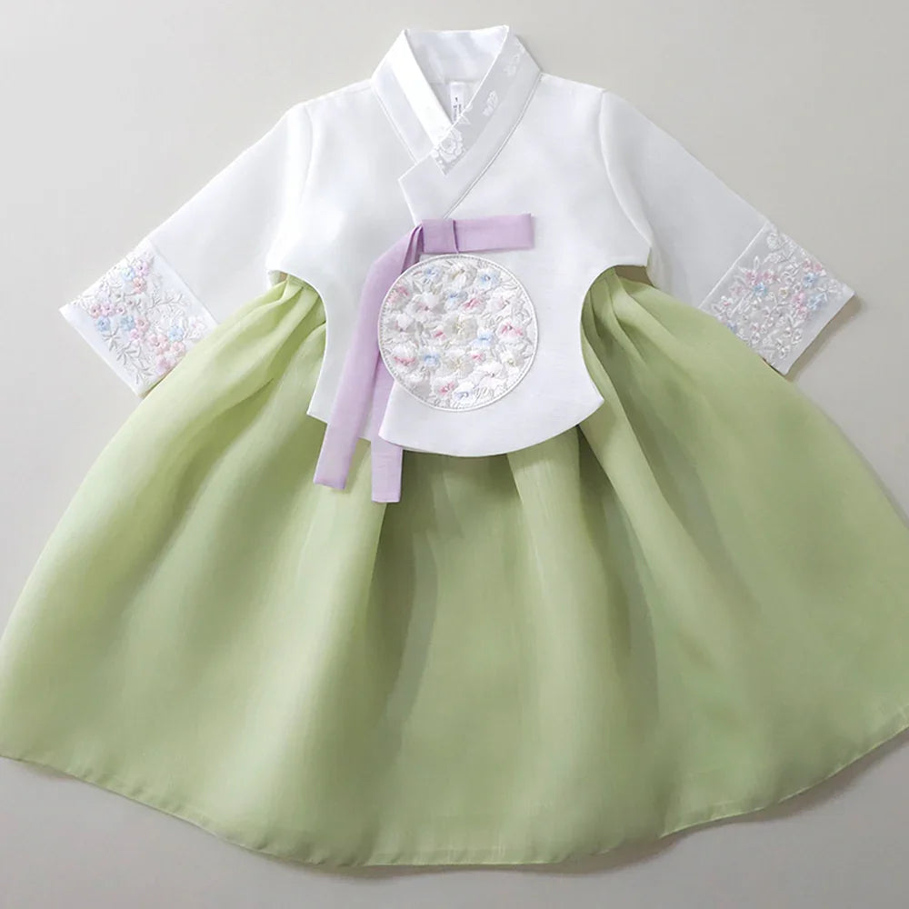 Chaeyu Ivory Girl Hanbok (1-12YR) - Native Korean