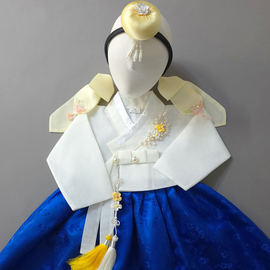 Heejin Blue Skirt Girl Hanbok (100D-15YR)