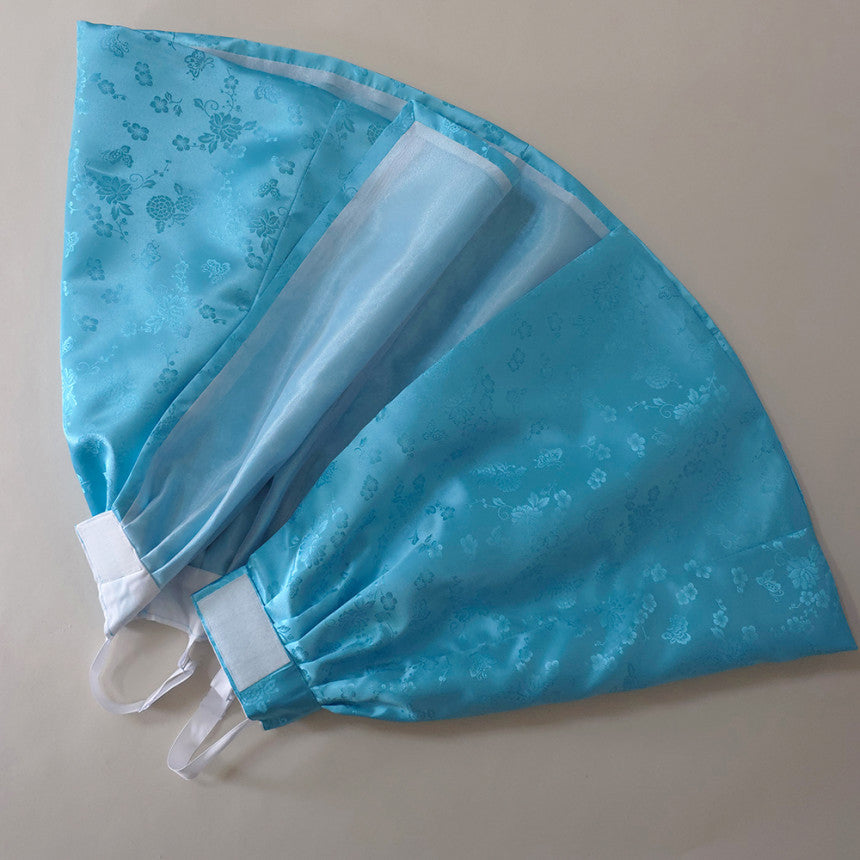 Seunju Saekdong 3 Colors Jeogori - Sky Skirt Girl Hanbok (100D-15YR)