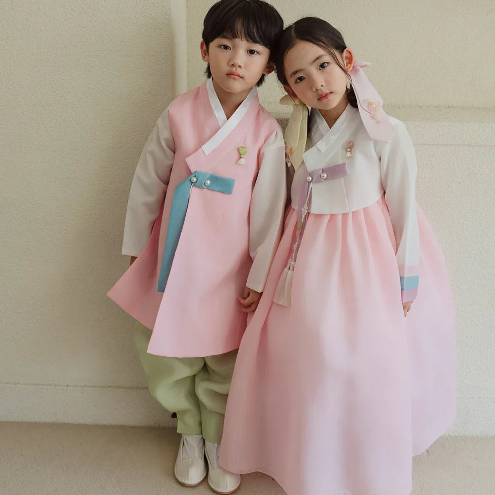 Ramy Pink Jeogori Girl Hanbok (1-12YR)