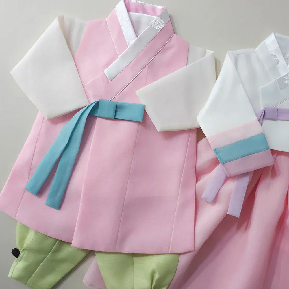 Ramy Pink Jeogori Girl Hanbok (1-12YR) - Native Korean